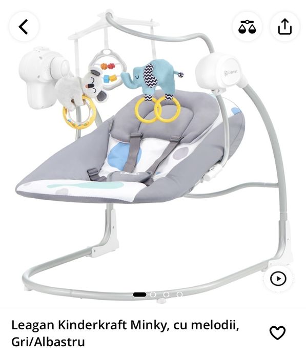 Leagan bebelusi Kinderkraft