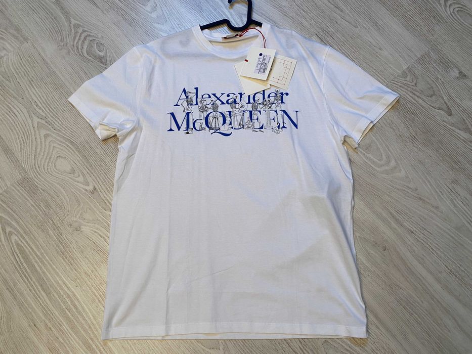 Alexander McQueen tricou S, autentic, retail price 375 euro