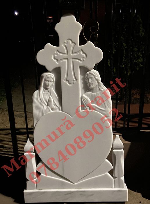 Cruci marmură-Monumente funerare