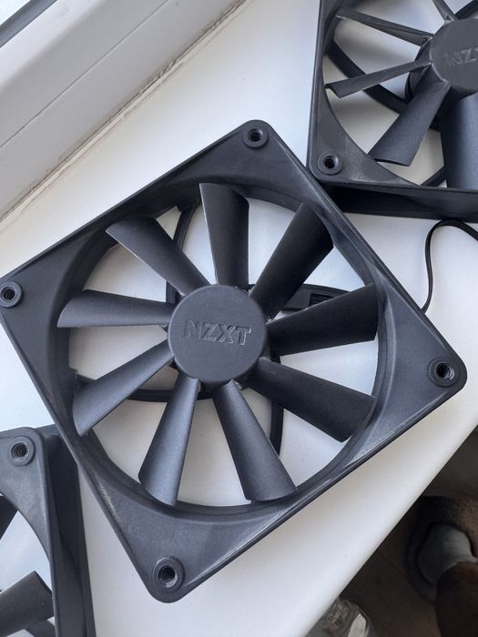 Kit 3 ventilatoare NZXT negre