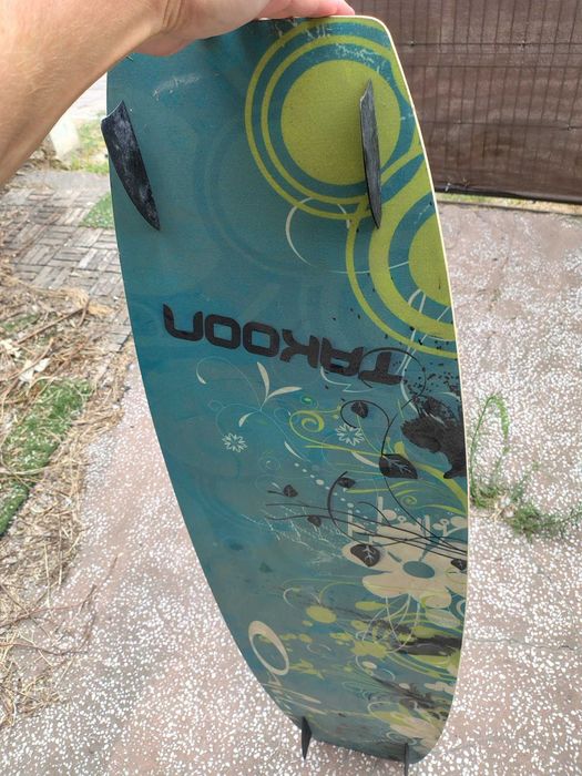 Takoon Dakine 138 x 40cm 2008, Kiteboarding, Kitesurfing, Wakeboarding, Windsurfing