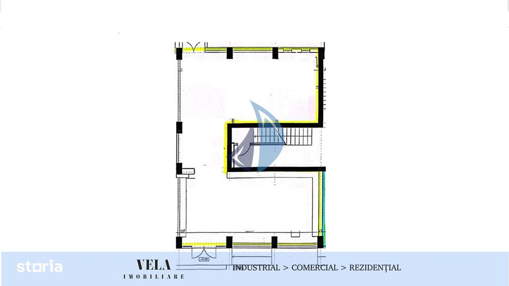 Spatiu comercial Dambu, 147 mp, vitrina 9 ml, vad comercial