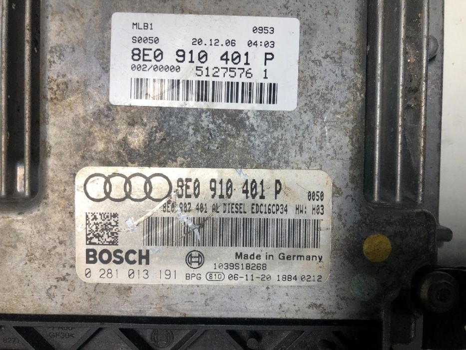 ECU Calculator motor Audi A4 3.0TDI 8E0907401AL EDC16CP34 ASB