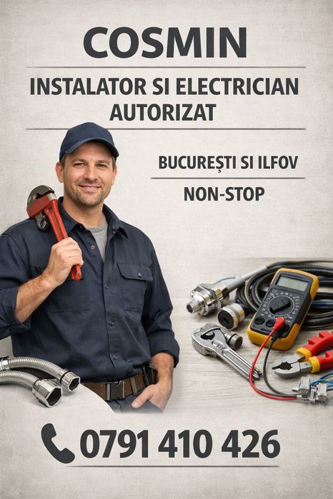 Instalator si Electrician autorizat