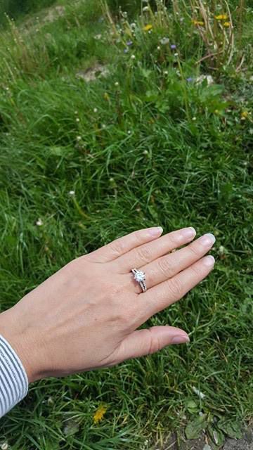 Inel logodna superb / zirconiu