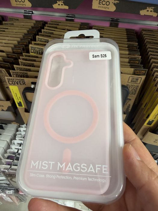 Samsung Galaxy S25 матиран Magsafe кейс