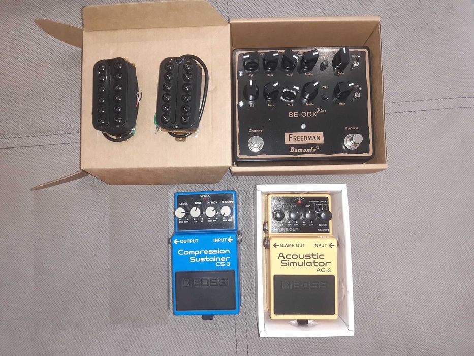 Ефекти за китара- BOSS, сет адаптери