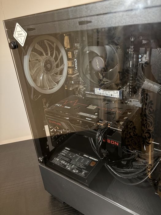 PC Gaming Ryzen 5 5500 + RX 6600 | Perfect pentru gaming Full HD