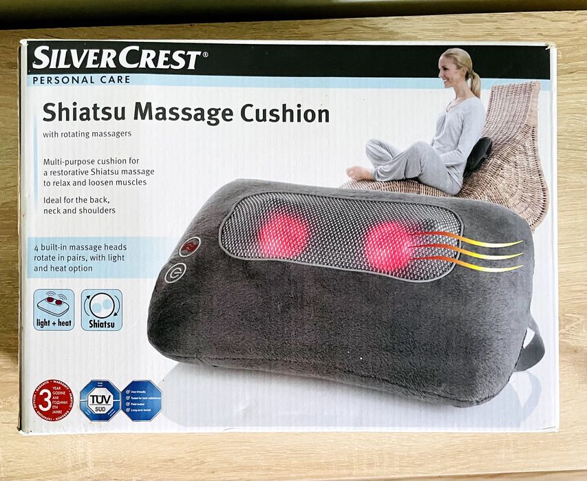 Shiatsu Bach Massage Cushion SilverCrest - Масажор Шиацу