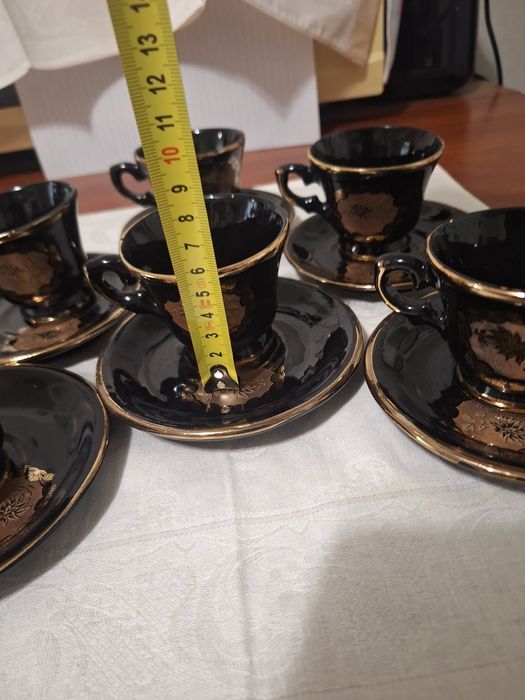 6 Cești de cafea albastre