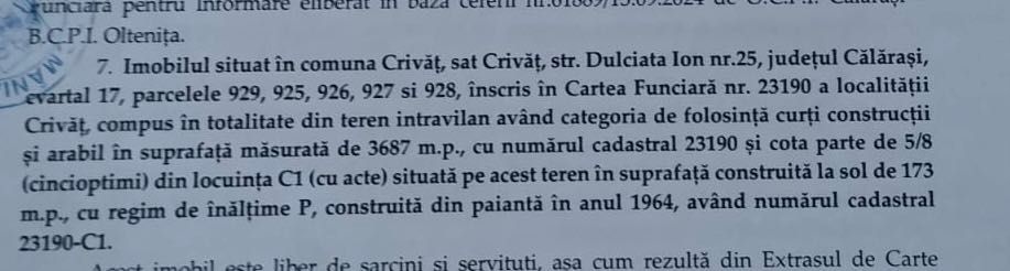 Casa bătrânească Comuna Crivăț Jud.Calarasi direct proprietar
