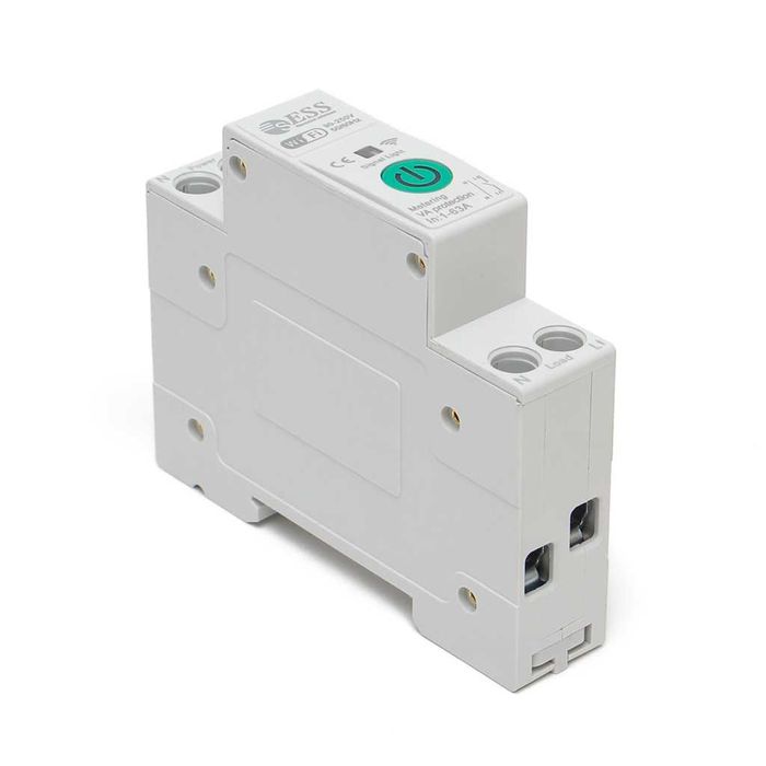 Умный  Wi-Fi Автомат и Реле напряжения 1Р 63А 3 in 1