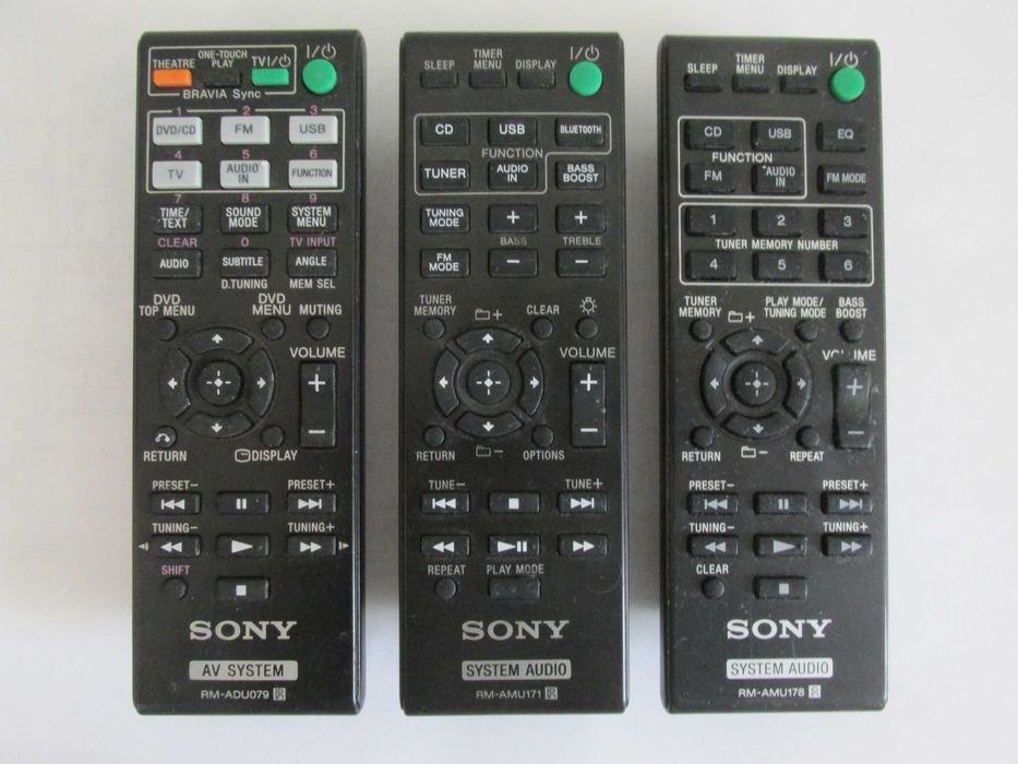 Telecomenzi JVC, Harman, Kenwood, Sony, Onkyo, Teac