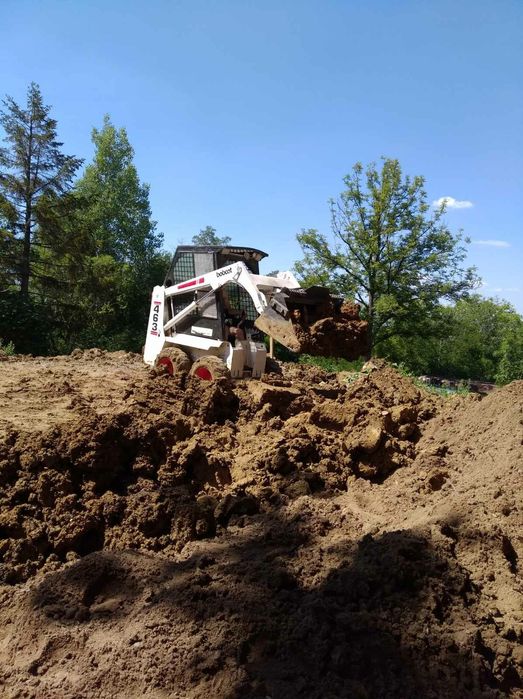 Мини бобкат - мини багер/валяк