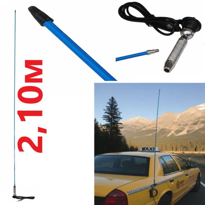 Регулируема Антена За Радео За Калник 90 150 или 210 см От Фибростъкло