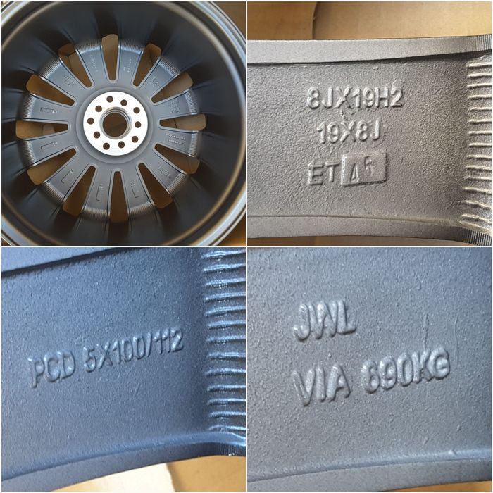 jante aliaj 19; 5x112; Audi A6, A6C7, A6C8, A4, A4B8, A4B9, Q5,Q3 Noi
