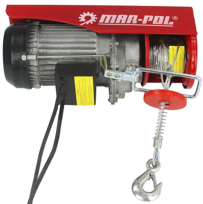 Електрическа въжена лебедка 300/600кг 12м 1200W Mar-Pol