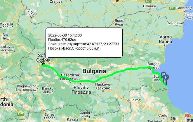 GPS защита от авто кражба - джи пи ес тракер с БЕЗПЛАТНО проследяване