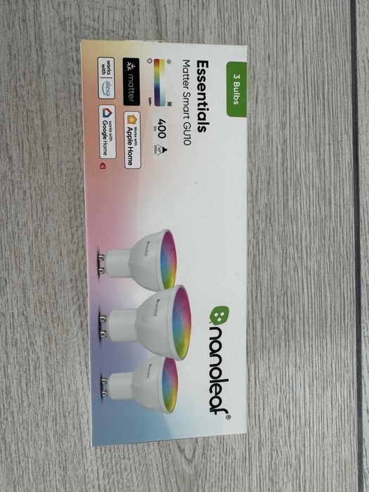 Set 3 becuri Nanoleaf  GU10 - Matter - Spot