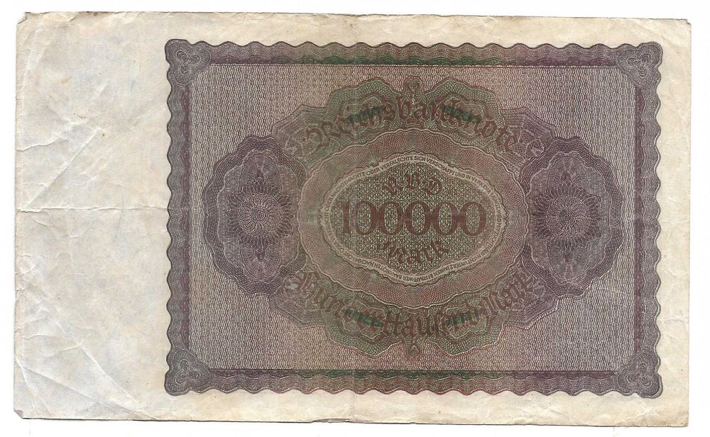 Super bancnota / bancnote vechi Germania Deutsches Reich numismatica