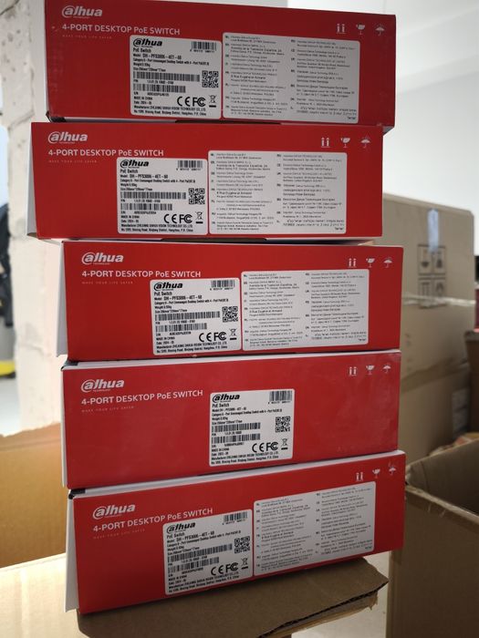Dahua poe 2.0 switch 4 porturi