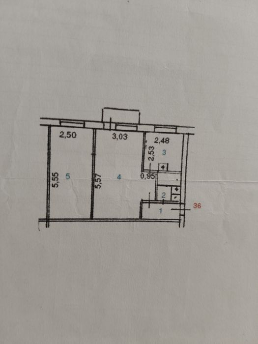 Продам двухкомнатную