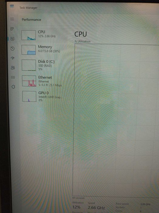 Dell optiplex 3060 SFF, i5 (gen 8), 16Gb DDR4, SSD 250Gb