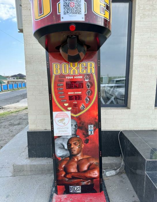 Силомер. Аппарат для удара. Бокс. Спорт!