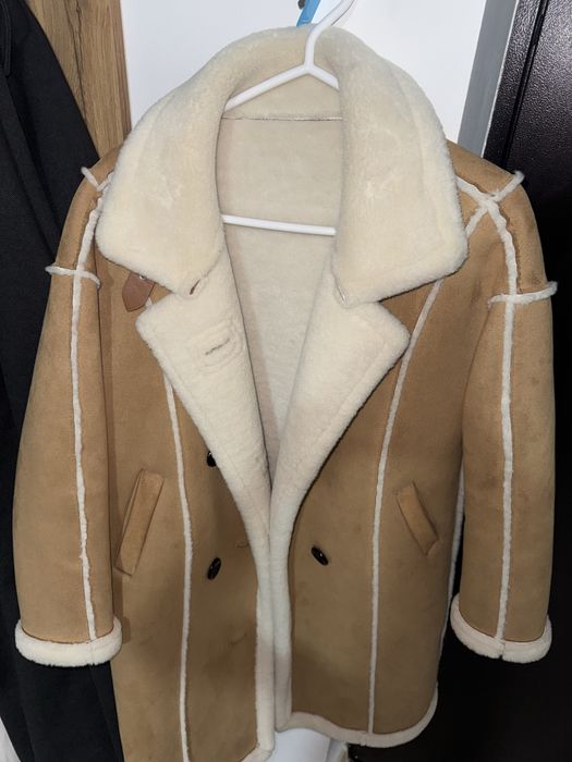 Дубленка, женская, теплая