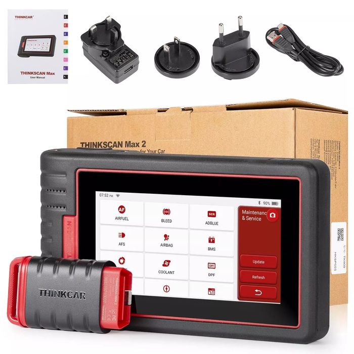 Tester auto THINKSCAN MAX 2: Codare ECU, diagnoza, 28+ functii, BT