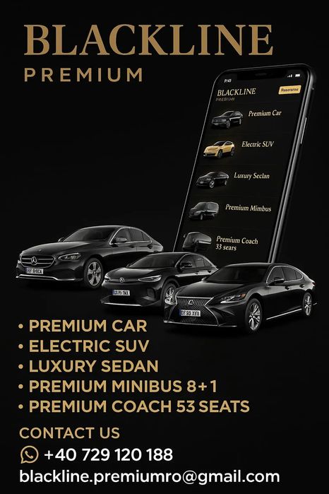 Transfer Privat Premium Ploiesti - Aeroport Henri Coanda 50 €