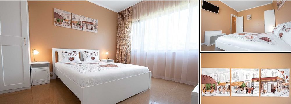 Apartament 3 camere, la mare in Neptun, cazare regim hotelier.