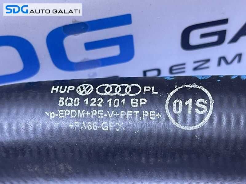 Furtun Conducta Radiator Apa Seat Leon 5F 1.6 TDI 2013 - 2017 Cod 5Q0122101BP [D0785]