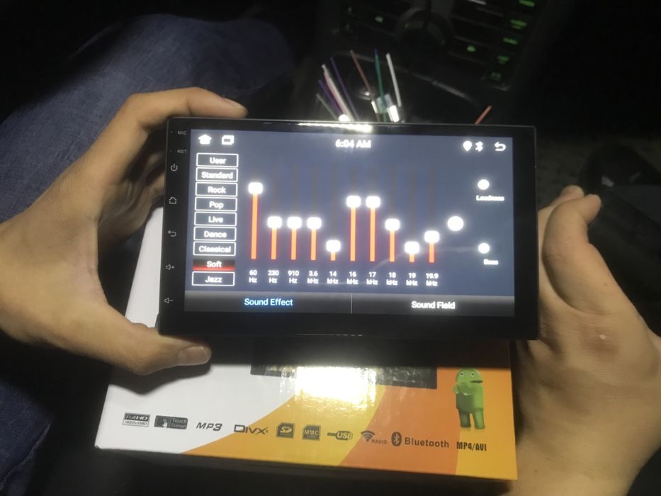 Андроид универсал Wifi gps usb BT ақли мафон янги cobalt nexia pioneer