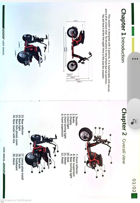 Scuter Electric CP9 Citycoco Chopper