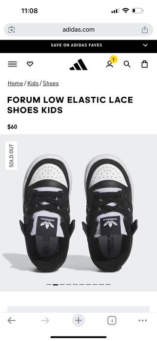 ADIDAS FORUM LOW - 23,5 номер