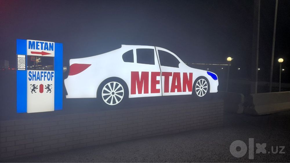 banner reklama bo’rtma xarflar tashqi reklama