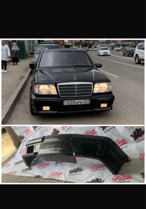Бампер, пороги 124 мерседес