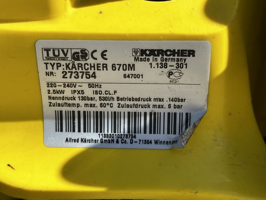 Karcher 670 M 140 bar