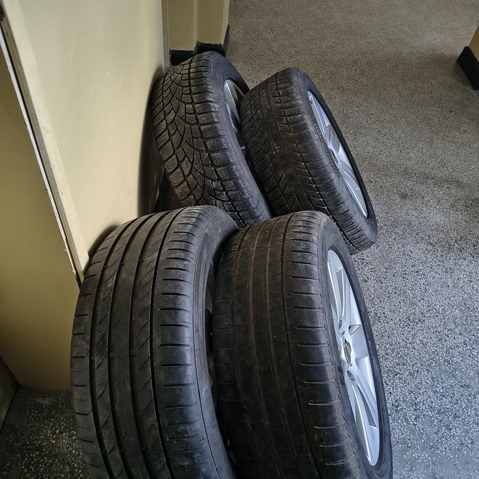 4 бр . 18 цола 5х 115 от шевролет каптива с гуми