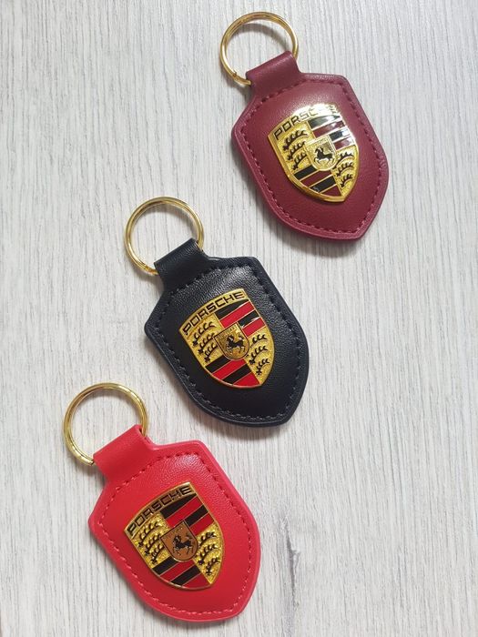 Breloc-Piele-Sigla-Logo-Emblema-Porsche-Cayenne-Panamera-Cayman-911