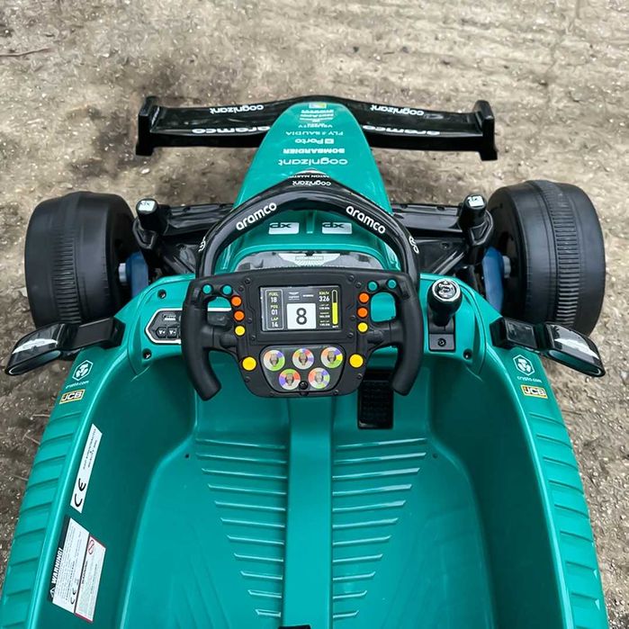 Masinuta electrica pentru copii Formula 1 Aston Martin, 160W, 24V 5Ah