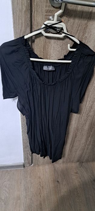 Bluză elegantă cu mânecă scurtă măsură XL