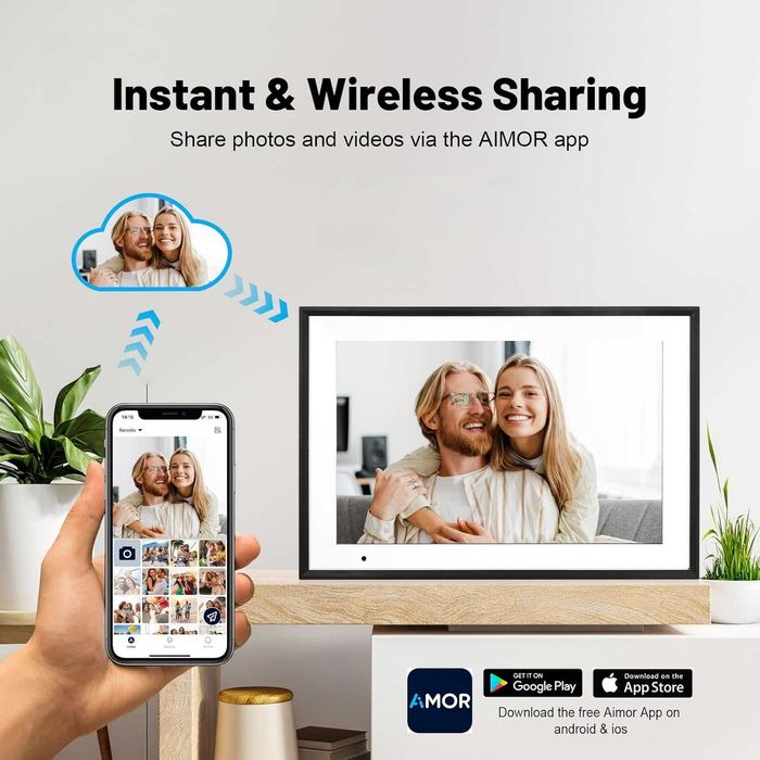 Цифрова фоторамка 10.1 инча WiFi