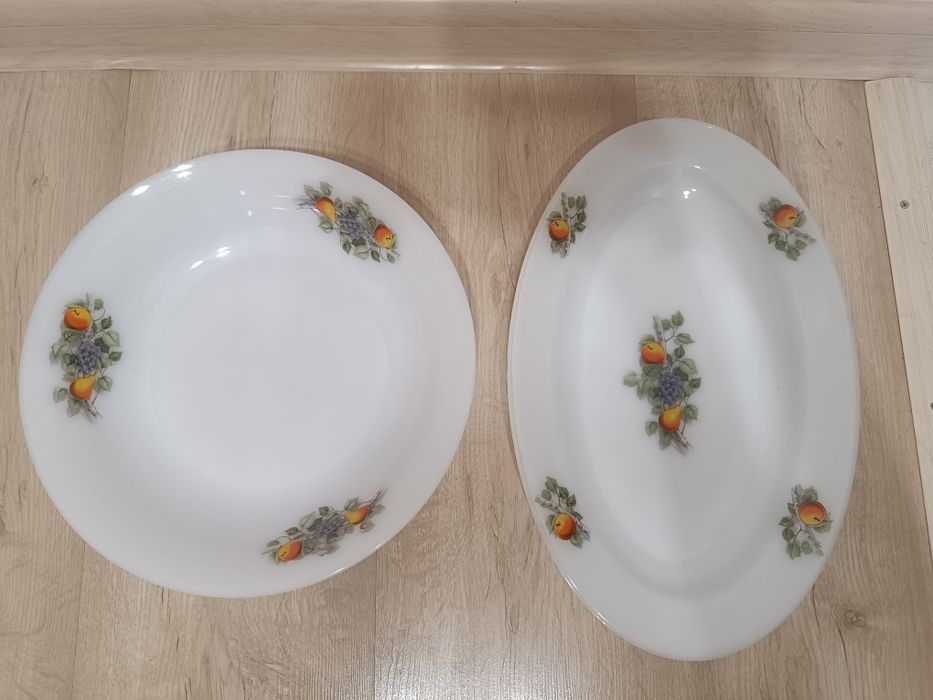 Винтаж Arcopal France. Опаловые блюда