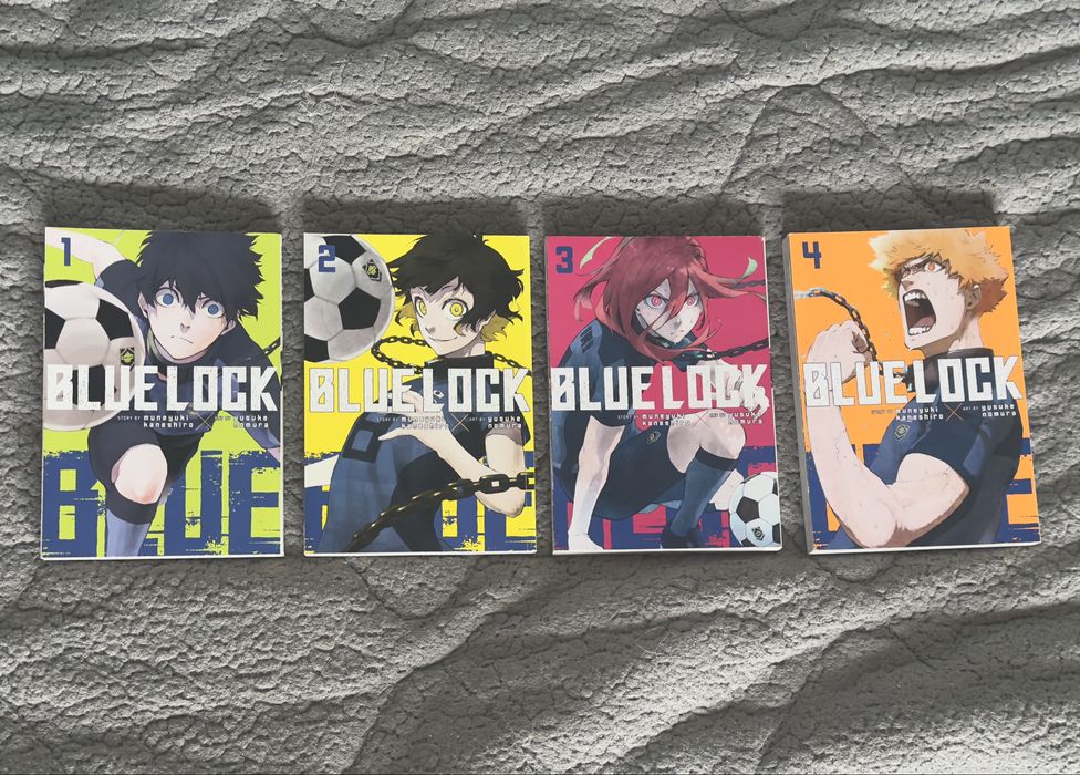 Manga Blue Lock, vol. 1-4