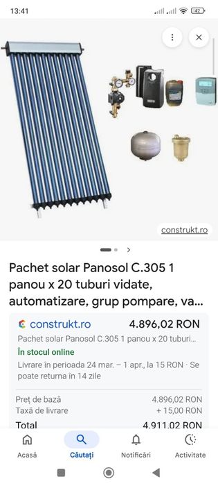 Vând colector solar!