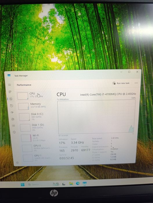 Laptop metalic gaming  impecabil hp Envy 17 inch Intel i7