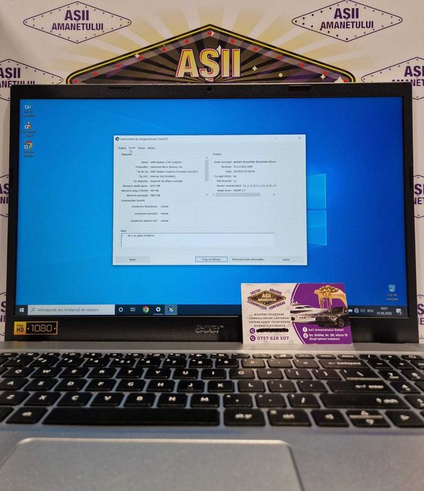 Asii Amanetului-Laptop Acer Aspire Go 15 / Model N22C6 / AMD RYZEN 5 5625U 512GB / 16GB RAM