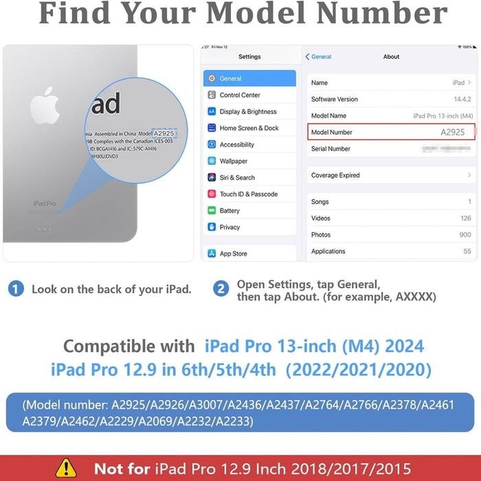 Ipad 2 / 3 / 4 , ipad air PRO 13 Калъф протектор писалка